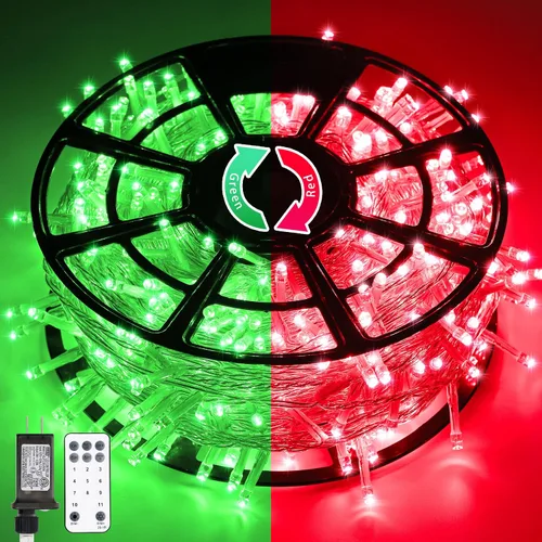 Miniatura 40 de JMEXSUSS 150 luces LED azules de Navidad para interiores y exteriores, luces de cadena conectables de 59 pies con enchufe, 8 modos de luces de hadas