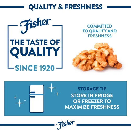 Miniatura 5 de Fisher - Nueces picadas, 16 onzas, nueces cultivadas en California, sin sal, naturalmente sin gluten, sin conservantes, sin OMG