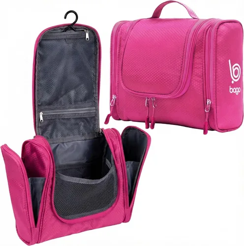 Miniatura 20 de Bolsa de Aseo de Viaje Bago Bolsa de Aseo Impermeable Colgante Bolsa de Aseo Grande para Baño y Viaje Organizador de Bolsa de Artículos de Tocador