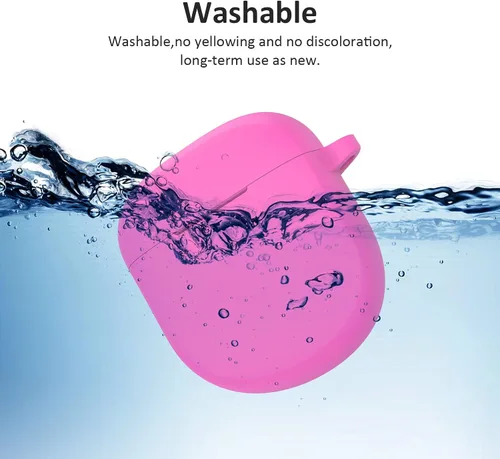 Miniatura 5 de LEFXMOPHY Funda rosa para auriculares Bose QuietComfort 2 2022, funda protectora de silicona que brilla en la oscuridad Rosa (Glow Pink)