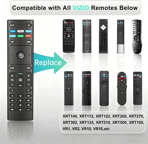 Miniatura 3 de Luyeper Repuesto para control remoto Vizio Smart TV, control remoto XRT136 para todos los televisores Vizio D, V, M, P, PX, E Series
