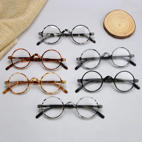 Miniatura 6 de Paquete de 6 lentes de lectura redondos Professor para mujeres y hombres, lectores vintage +0.00