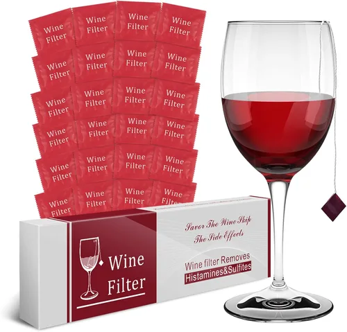 Miniatura 8 de Filtro de vino purificador de histamina de sulfito: removedor de filtros de vino, histaminas sulfito, alivia dolores de cabeza y previene