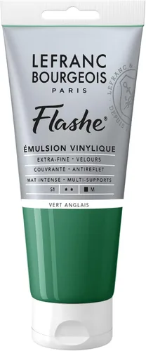 Miniatura 33 de Lefranc Bourgeois Flashe - Pintura de vinilo, tubo de 2.7 onzas, color blanco