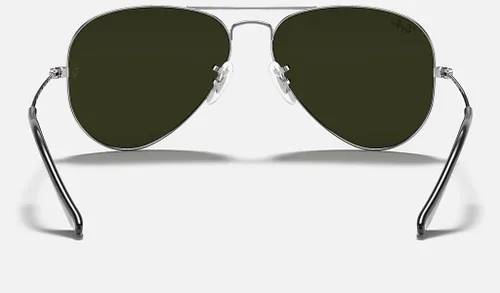 Miniatura 7 de Ray-Ban RB3025 - Lentes de sol de aviador de metal para hombre y mujer + paquete con kit de cuidado de gafas iWear de diseñador