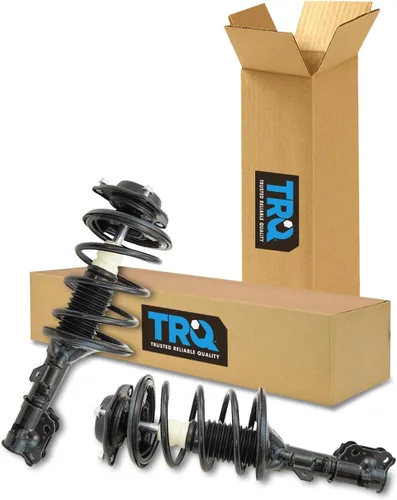 Miniatura 317 de TRQ Conjunto de Amortiguador y Resorte Delantero Cargado con Resorte Helicoidal Pre-ensamblado Compatible con Jeep Cherokee Limited AWD 14-22 Sin