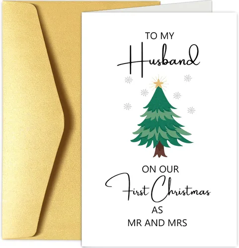 Miniatura 11 de Tarjeta de Navidad divertida para ella, tarjeta de Navidad sarcástica para la hermana mejor amiga, tarjeta de fiesta para mujer dama, Papá Noel sabe