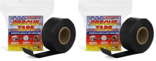 Miniatura 18 de Cinta de rescate Bond It, de silicona autofusionable para reparaciones de fontanería de emergencia, tubos y mangueras, aislamiento eléctrico