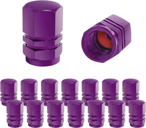 Fekey&JF 16 tapas de vástago de válvula de neumático para auto, cubiertas universales para válvula de neumático de rueda de auto impermeables y