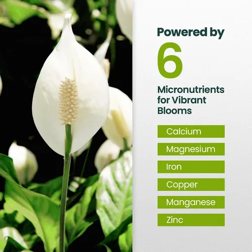 Miniatura 5 de Fertilizante líquido para plantas de lirio de la paz de 16oz - Produce 96 galones de fertilizante para lirio de la paz - Alimento líquido rico