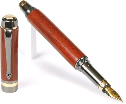 Miniatura 26 de Elite – Bolígrafo de punta rodante, color amarillo de metal de pistola caja Elder Yellow Box Elder