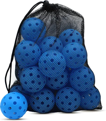Magicorange Pickleball Balls, 40 Holes Outdoor Pickleballs, High Elasticity & Durable Pickle Balls for All Style Pickleball Paddles