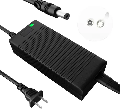 EVAPLUS Cargador de 42 V 2 A, certificado UL, adaptador de corriente con puerto CC hembra de 0.217 in-0.098 in/0.083 in, compatible con batería de