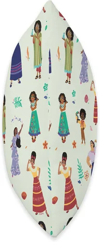 Miniatura 2 de Disney Encanto Mirabel Bruno Isabela y Madrigal Family - Almohada de 16 x 16 pulgadas, multicolor