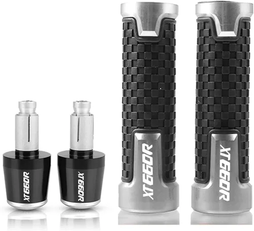 Miniatura 7 de Accesorios de motocicleta Empuñaduras de mano Manillar Bar Sets Agarraderas Extremos de 7/8 '' 0.866 in para Yamaha XT660R 2004 2005 2006 2007-2016
