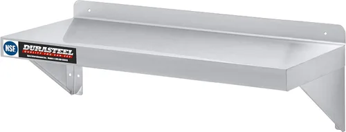 Miniatura 15 de DuraSteel Estante de acero inoxidable para montaje en pared, 24 pulgadas de ancho x 14 pulgadas de profundidad, grado comercial, certificado NSF
