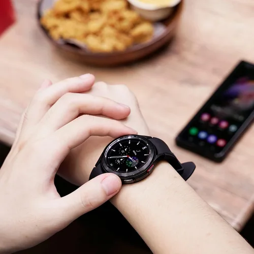Miniatura 5 de Correas para Galaxy Watch 6 Classic de 1.850 in 1.693 in/Galaxy Watch 6 1.732 in 1.575 in, bandas de silicona de 0.787 pulgadas para Galaxy Watch 5