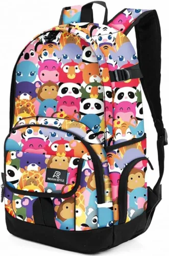 Miniatura 53 de Mochila escolar estilo Rickyh, mochila de viaje para hombres y mujeres, mochila ligera con compartimento para portátil, Tamaño único