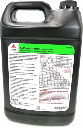 Miniatura 2 de AGCO Anticongelante y Refrigerante Etilenglicol Base 1 galón, 79022729, Verde