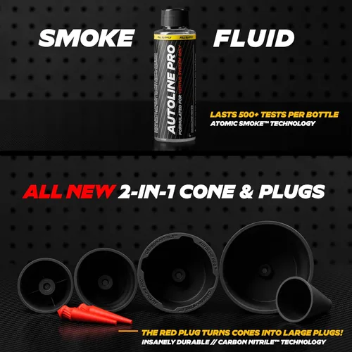 Miniatura 4 de AutoLine Pro Máquina de Humo para Automóviles Detector de Fugas Ventus EVAP Vacío - Unidad de Batería Li-Ion Autoalimentada #1 del Mundo - Líquido
