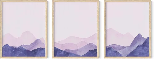 Miniatura 94 de HAUS AND HUES Arte de pared moderno de mediados de siglo, decoración bohemia para pared, juego de 3 impresiones artísticas de sol, decoración