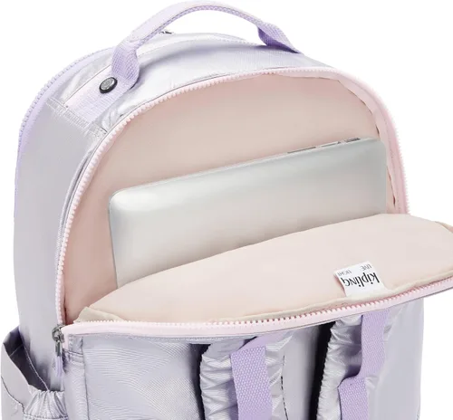 Miniatura 9 de Kipling Seoul - Mochila para portátil de 17 pulgadas para mujer, extra grande, duradera, espaciosa con correas acolchadas para el hombro, funda