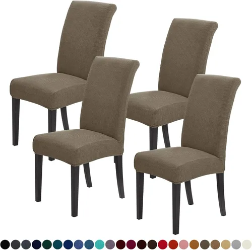 Miniatura 63 de Joccun Fundas para Sillas de Comedor Juego de 2, Fundas Elásticas para Sillas de Comedor Fundas para Sillas de Comedor Protector de Asiento, Funda