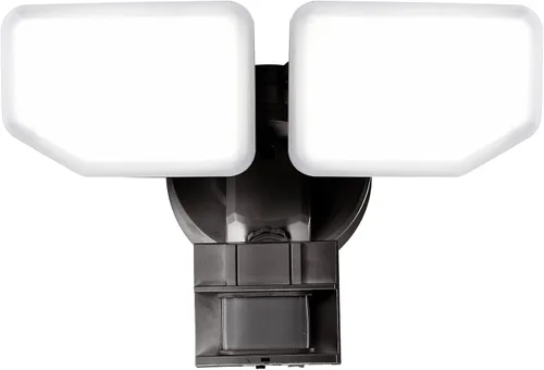 Miniatura 11 de Focos de seguridad LED de 30W con sensor de movimiento al aire libre, 180 grados, 2600 lm, 5100 K, resistente al agua ETL, foco detector de Negro