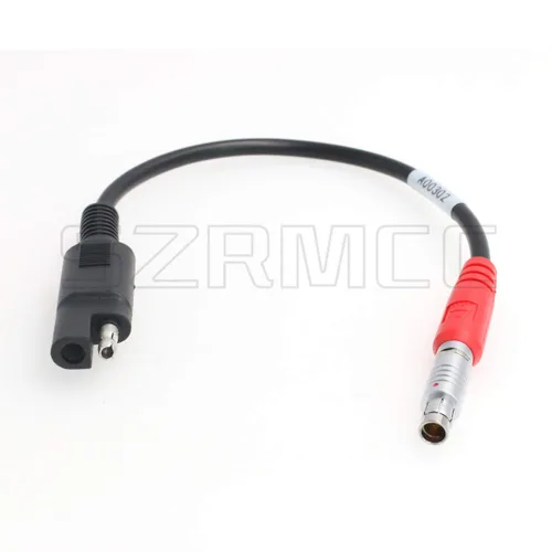 Miniatura 4 de SZRMCC A00302 Fischer - Cable de alimentación de 5 pines macho a SAE de 2 pines para Top-con GPS Hiper Series Legacy Series GA GB Plus GR-3 GR-5