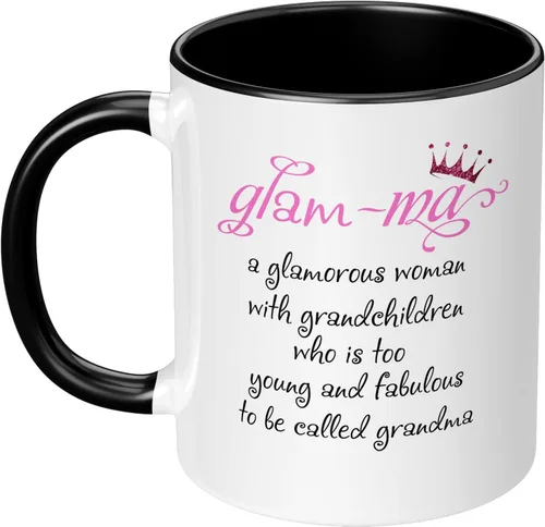 Miniatura 3 de Taza de café de cerámica divertida con texto en inglés «Only the Best Moms Get Promoted to Grandone», regalo para el Día de la Madre, lindo regalo