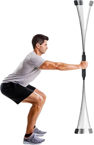 Juego de iniciación de yoga - Barra flexible, banda de resistencia y tubo de hombro para ejercicio elástico y entrenamiento fitness