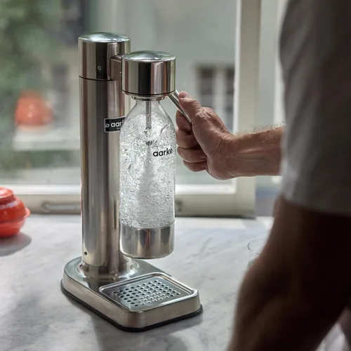 Miniatura 2 de Aarke - Carbonator III Gasificador Premium - Fabricante de agua con gas y agua de seltzer - Fabricante de soda con botella PET (acero inoxidable)