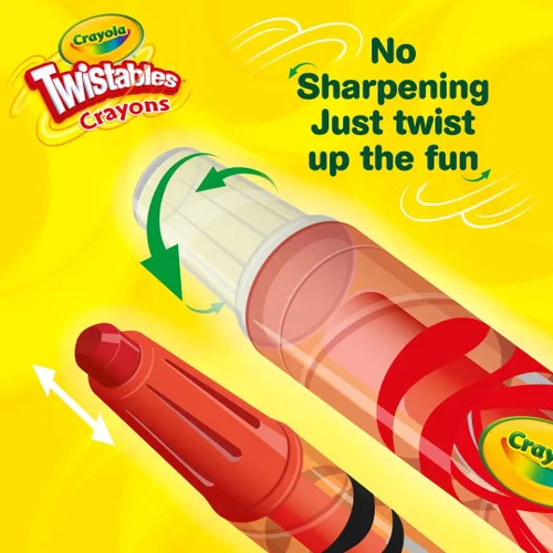Miniatura 4 de Crayola Mini crayones Twistables (50 unidades), suministros de arte para niños, regalos únicos para niños, juego de colorear, crayones para niños