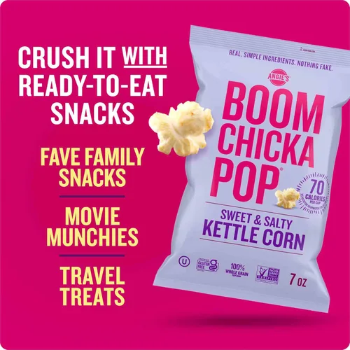 Miniatura 6 de Boomchickapop Palomitas de maíz dulces y saladas, 7 oz