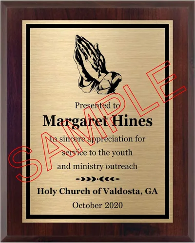 Miniatura 3 de Placa religiosa personalizada de 8 x 10, regalo de reconocimiento o agradecimiento personalizado para pastores, rabinos, ujer, ancianos, diáconos
