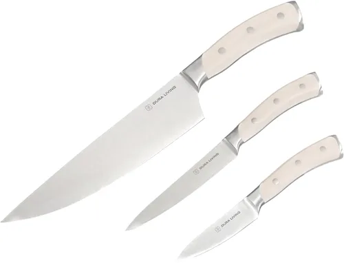 Miniatura 11 de DURA LIVING Cuchillo de pelar, cuchillo de cocina profesional de 3.5 pulgadas, cuchillo alemán de acero inoxidable de alto carbono ultra afilado