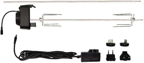 Masterbuilt® Gravity Series - Accesorio de Rotisserie con varillas de asador de acero inoxidable, garras de carne y fuente de energía eléctrica,