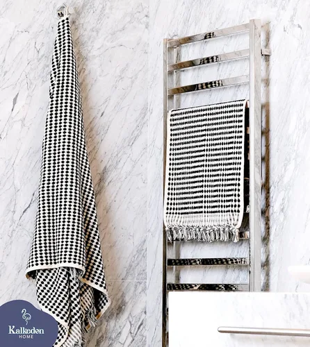 Miniatura 5 de Toallas de mano de algodón turco orgánico para baño, de gran tamaño, 70.00 x 35.00 pulgadas, toallas grandes de felpa suave y altamente absorbentes