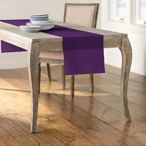 Miniatura 22 de LA Linen™ mantel de popelina de poliéster de 14 por 108 pulgadas Blanco P