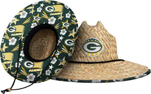 Miniatura 82 de FOCO - Sombrero de paja con logotipo de equipo universitario de NCAA y estampado floral para hombre TEAM LOGO