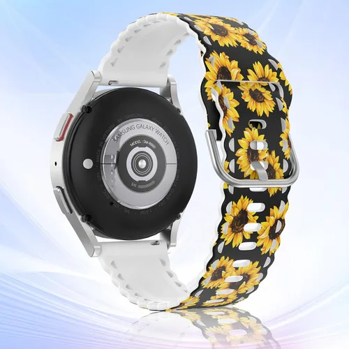 Miniatura 2 de Compatible con Correa de Samsung Galaxy Watch 7/6/5/4 de 40mm 44mm/Classic de 43mm 47mm 42mm 46mm/Pro de 45mm/Active 2/Watch 3 de 41mm, Correa