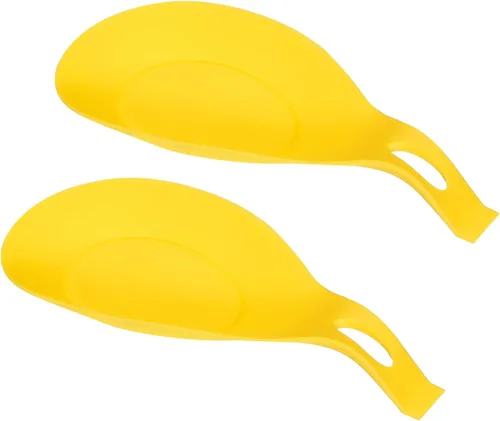 Miniatura 14 de uxcell Soporte de cuchara de silicona, 7.68 x 3.74 pulgadas, resistente al calor, soporte para utensilios de cocina, espátula, soporte para cucharón