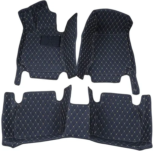 Miniatura 20 de Compatible con Porsche Macan (modelo de combustible), alfombrilla de maletero + protector de asiento trasero + cubierta de lados altos, alfombrilla