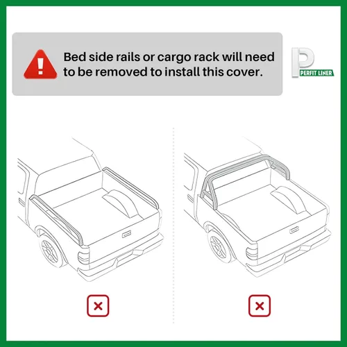 Miniatura 3 de Low-Profile Flip-Up Hard Tri-Fold Tonneau Cover for Ford Ranger (2019-2023)—Fits 5.0ft Short Bed