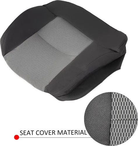 Miniatura 3 de ECOTRIC Funda de asiento inferior para el lado del conductor compatible con Ford F150 FX4 FX2 STX XLT 2004-2008 cojín de asiento delantero de tela