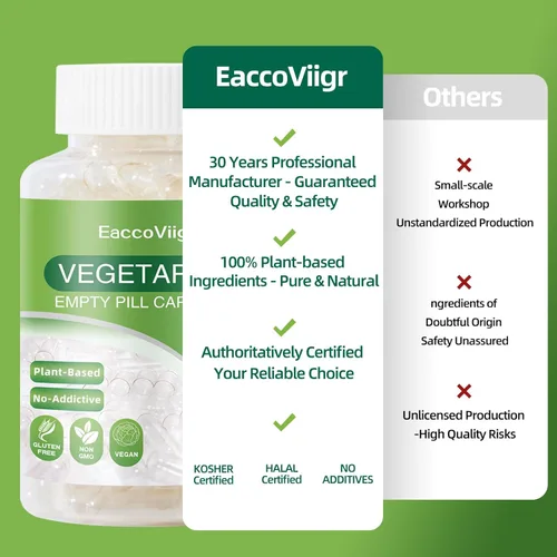 Miniatura 8 de Tamaño 0 Cápsulas vacías - 100 unidades de cápsulas vacías transparentes con kit de llenado de cápsulas, cápsulas vacías veganas y vegetarianas