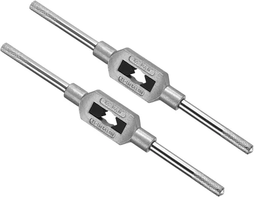 Miniatura 7 de Mango de llave de grifo, ajuste M3-M12 W1/8-1/2 tamaño de grifos, aleación de zinc y acero al carbono, herramienta de mano de roscado ajustable