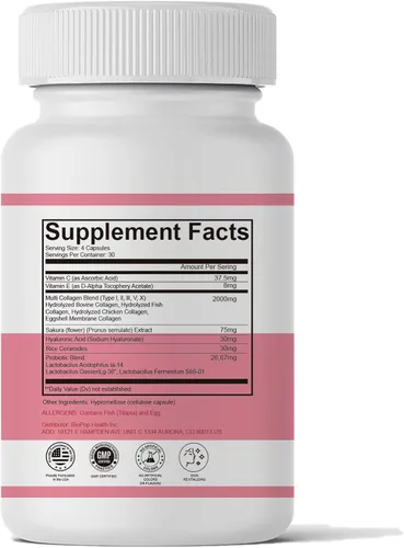 Miniatura 7 de Probióticos vaginales para mujeres, sequedad vaginal y equilibrio de pH Suplemento diario de 2,000 mg con cepas de Lactobacillus, extracto de flor