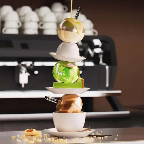 Miniatura 6 de DKNY Be Delicious Latte Pistachio Eau de Parfum Perfume en espray para mujer, 1.7 onzas líquidas