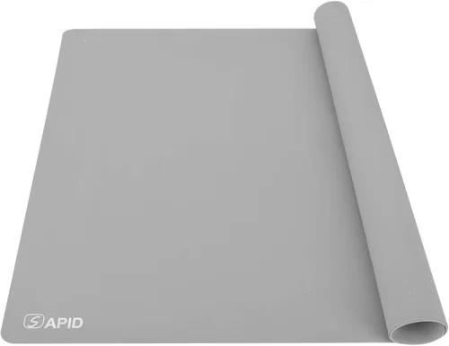 Miniatura 19 de SAPID - Lámina de silicona extragrande para manualidades, alfombrillas gruesas de silicona para fundición de joyas, alfombrilla de silicona Azul